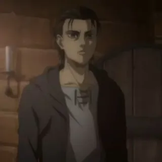 🦜 Eren Yeager Attack on Titan Anime, Personage, Eren, Yeager, Attack on Titan telegram sticker