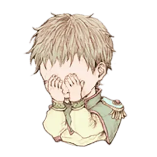 🙈 少年, アニメ, イラスト, 漫画, 悲しい, 泣く telegram sticker