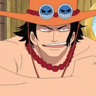 🗝️ Portgas D. Ace One Piece 애니메이션, 원피스, 포트거스 D. 에이스, 캐릭터, 만화, 에이스 telegram sticker