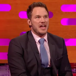 🐁 Chris Pratt Chris Pratt, Aktor, Selebriti, Pria, Potret telegram sticker