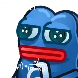 🤔 Pepe the Frog Pepe the Frog memes k,n) = m! / (m-k)!k! whatsapp sticker