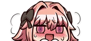 😍 Astolfo Anime, Mignon, Rougeur, Surpris telegram sticker