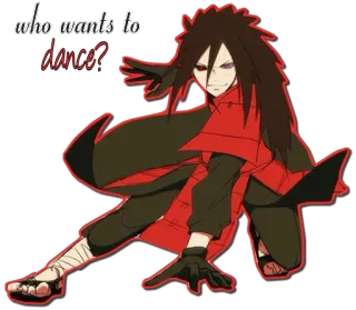 😈 Madara Uchiha Naruto who wants to dance? Anime, Uchiha, Manga, Nhảy, Madara telegram sticker