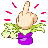 🖕 中指, 失礼, 侮辱的, ジェスチャー, ハンドジェスチャー, 不快 whatsapp sticker