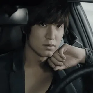 😏 Lee Min-ho Koreański aktor, Gwiazda, Mężczyzna, Kierowca, Samochód, Aktor telegram sticker