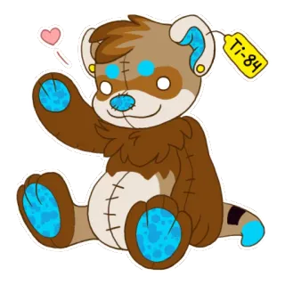 🐹 TI-84 nounours, peluche, dessin animé, autocollant, mignon, ours brun, animal, calculatrice whatsapp sticker