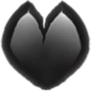 🖤 coeur, coeur noir, amour, gothique, symbole telegram sticker