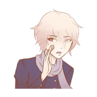 🙂 Аниме, Персонаж, Стикер, Иллюстрация whatsapp sticker