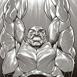 👐 muskulös, Bodybuilding, Anatomie, Kraft, Kämpfer telegram sticker
