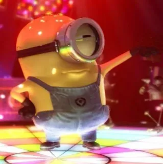 🕺 Minion Despicable Me minion, dance, cartoon, character telegram sticker