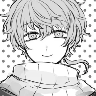 🌟 Anime, Manga, Słodkie, Kreskówka, Szkic, Ilustracja telegram sticker