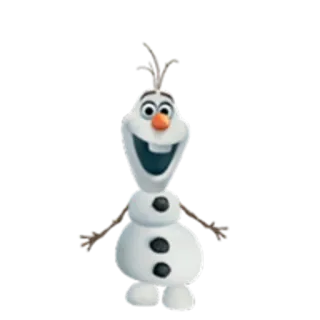 ⛄ Olaf Frozen Olaf, Frozen, snowman, Disney telegram sticker