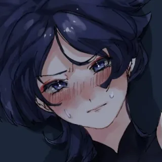 😤 anime, menangis, sedih, emosional, gadis, karakter telegram sticker