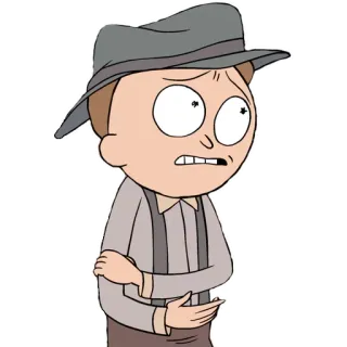 😬 Morty Smith Rick and Morty morty, cartone animato, personaggio, animato, divertente whatsapp sticker
