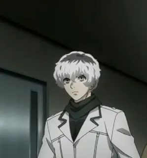 🥀 Kaneki Ken Tokyo Ghoul Anime, Manga, Tokyo Ghoul, Kaneki Ken, Rambut putih, Ghoul telegram sticker
