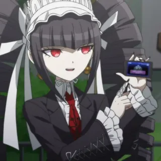 🃏 Celestia Ludenberg Danganronpa Anime, Personagem, Celestia Ludenberg, Danganronpa telegram sticker