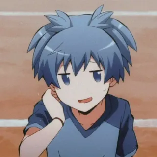 🌀 Nagisa Shiota Assassination Classroom Anime, Desenho animado, Personagem, Nagisa, Menino whatsapp sticker