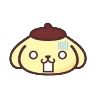 🍮 Pom Pom Purin cute, cartoon, dog, character, Sanrio, kawaii telegram sticker