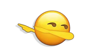 😎 Emoji, Dab, Amarelo, Redes sociais telegram sticker