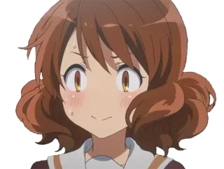 😳 Anime, Mädchen, Süß, Erröten telegram sticker