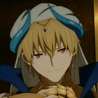 ✨ Gilgamesh Fate/stay night anime, character, fate, golden, archer telegram sticker