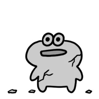 💬 мультфильм, персонаж, смешной, анимированный, рисунок whatsapp sticker