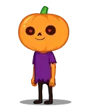 Pumpkin Man telegram stickers