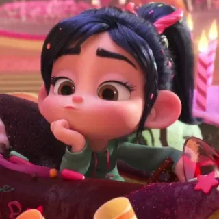 👾 Vanellope von Schweetz Wreck-It Ralph Cartoon, Mädchen, Süß, Disney, Ralph reichts, Vanellope whatsapp sticker