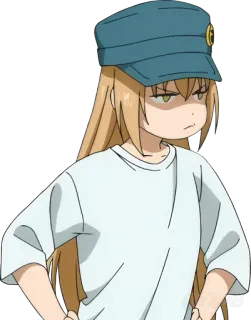 😠 Anime, Personagem, Expressão, Adesivo, Arte, Desenho animado telegram sticker