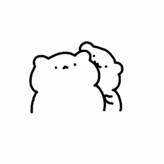 🌱 orso, animale, cartone animato, carino, disegno, adesivo telegram sticker