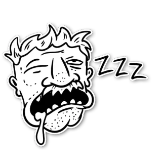 Moustache @stickersb2b whatsapp stickers