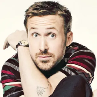 😳 Ryan Gosling Ryan Gosling, diễn viên, người nổi tiếng, chân dung, đàn ông telegram sticker