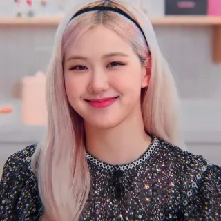 🍐 Rose kpop, rose, blackpink, cantante, celebridad, mujer, retrato telegram sticker