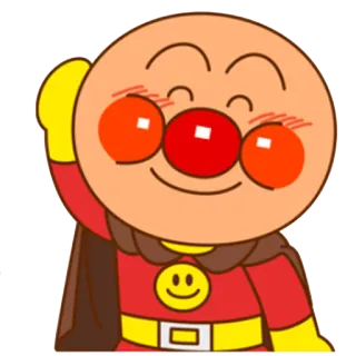 😊 Anpanman Kartun, Anime, Karakter, Makanan, Superhero telegram sticker