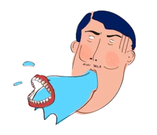 微苦情人生 by blkchan whatsapp stickers