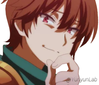 🤔 animé, suffisant, personnage, manigances, fantaisie telegram sticker
