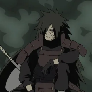 🗝 Madara Uchiha Naruto anime, manga, uchiha, ninja, warrior, madara telegram sticker