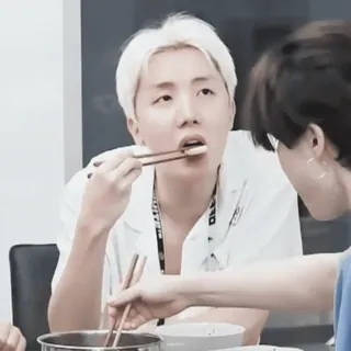 🥢 comida, hashi, comendo, comida asiática, coreano, pessoa whatsapp sticker