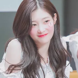🍥 女人, 黑发, 肖像, 女孩, 漂亮, 可爱 telegram sticker