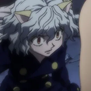 🧊 Neferpitou Hunter x Hunter anime, cat, ant, chimera, hunterxhunter, neferpitou telegram sticker