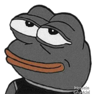 😌 Pepe the Frog pepe, kikker, meme, internet meme telegram sticker