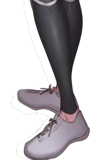 👙 shoes, sneakers, legs, sports, footwear whatsapp sticker