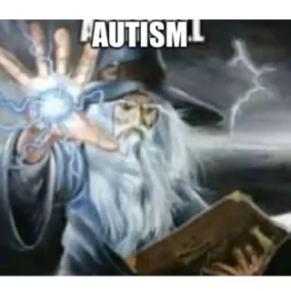 💮 Gandalf The Lord of the Rings AUTISM telegram sticker