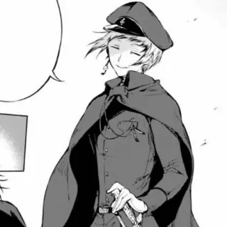 🗡 Anime, Militäruniform, Umhang, Charakter telegram sticker