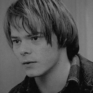 📷 Jonathan Byers Stranger Things stranger things, jonathan byers, netflix, série tv, personnage, portrait, années 80 telegram sticker