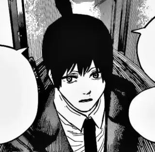 😫 Aki Hayakawa Chainsaw Man 早川秋, 链锯人, 动漫, 漫画, 角色 whatsapp sticker