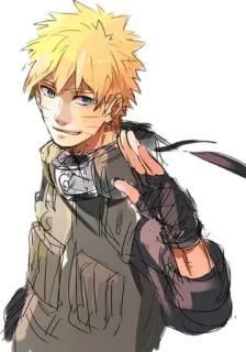 ✋ Naruto Uzumaki Naruto Аниме, Манга, Наруто, Узумаки, Ниндзя, Мультфильм, Персонаж telegram sticker