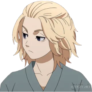 😒 Manjiro Sano Tokyo Revengers Anime, Personnage, Manjiro Sano, Tokyo Revengers, Cheveux blonds whatsapp sticker