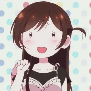 🎭 Anime, Dễ thương, Hoạt hình, Cô gái, Nhân vật, Chibi whatsapp sticker