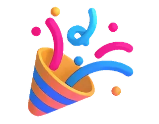 🎉 festa, party, coriandoli, decorazione, divertimento, evento telegram sticker